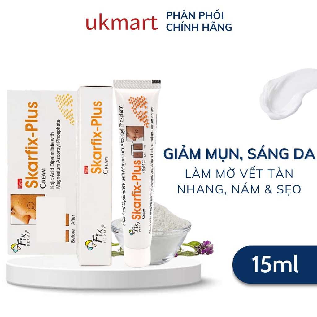 Kem Giảm Thâm Nám Fixderma Skarfix Plus Cream 15g Nhập Khẩu Chính Hãng
