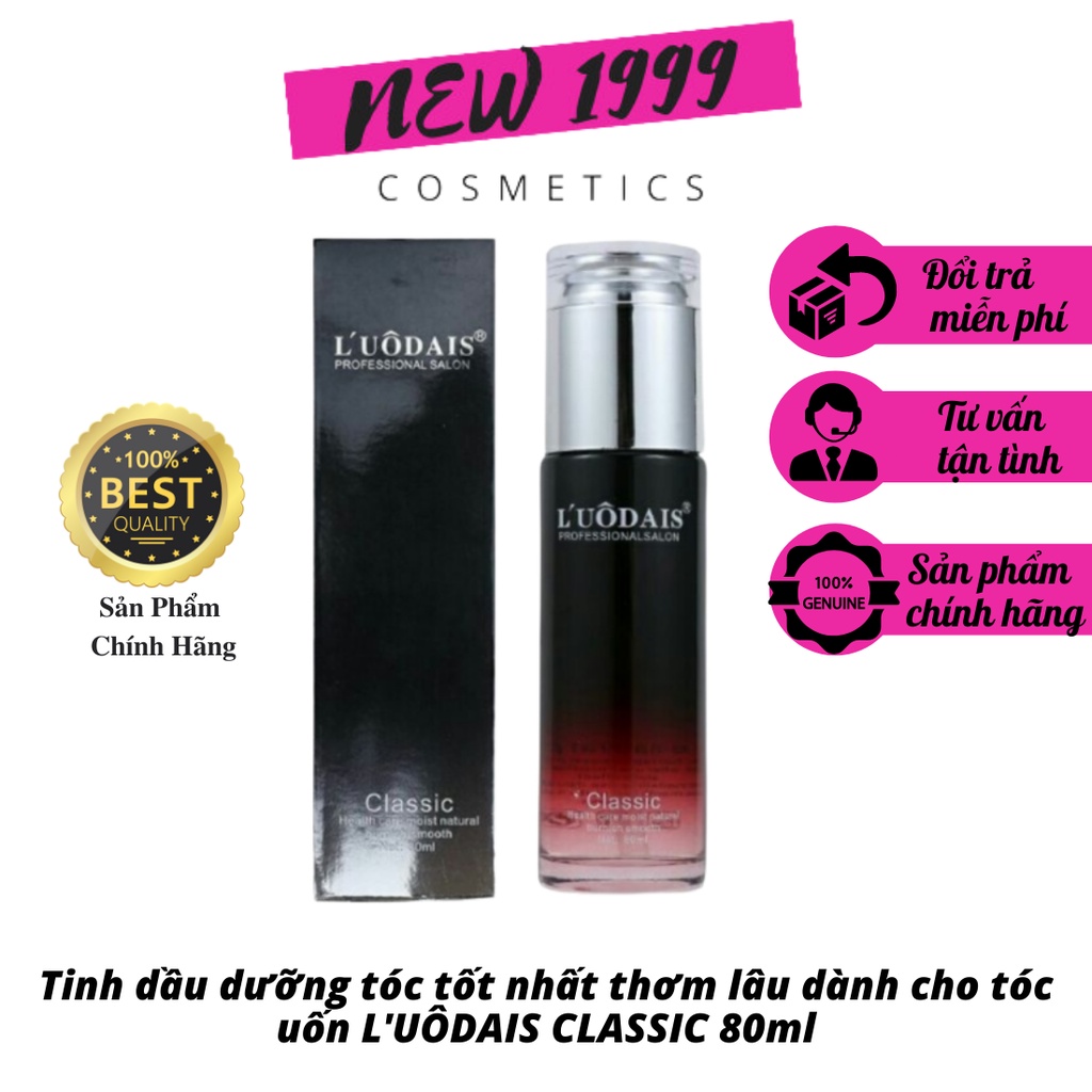 Tinh dầu dưỡng tóc tốt nhất thơm lâu dành cho tóc uốn L'UÔDAIS CLASSIC 80ml