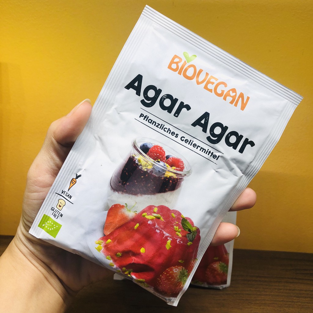 Bột rau câu hữu cơ Agar-Agar Biovegan 30g