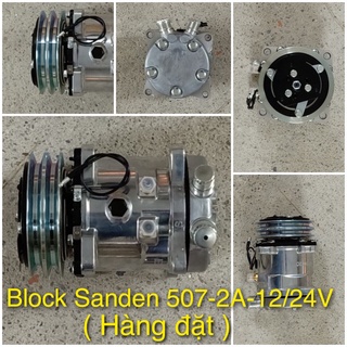 Block lạnh xe SANDEN bản đặt (505/507/508)