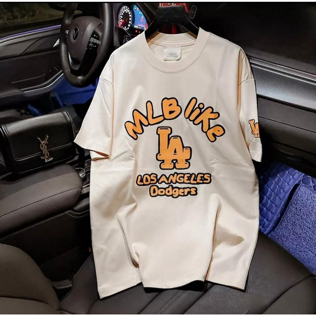 Áo Thun MLB LIKE LA Form Rộng Tay Lỡ Vải Cotton Cao Cấp , Áo Phông Tay Lỡ Unisex Nam Nữ