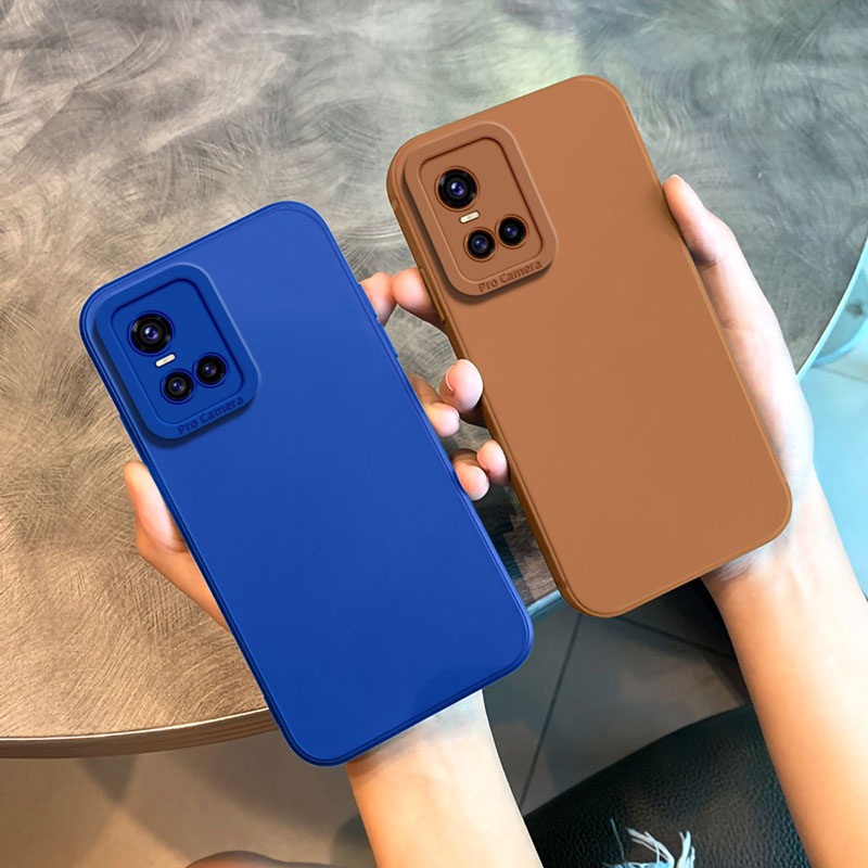 Ốp điện thoại dẻo khung vuông cho VIVO V27 V27E PRO 5G 4G 2023