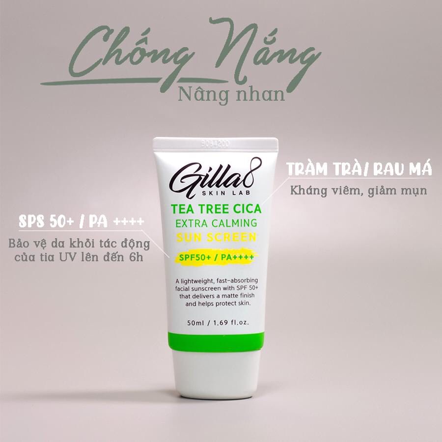 BỘ SẢN PHẨM CHĂM SÓC DA MỤN CẤP TỐC GILLA8