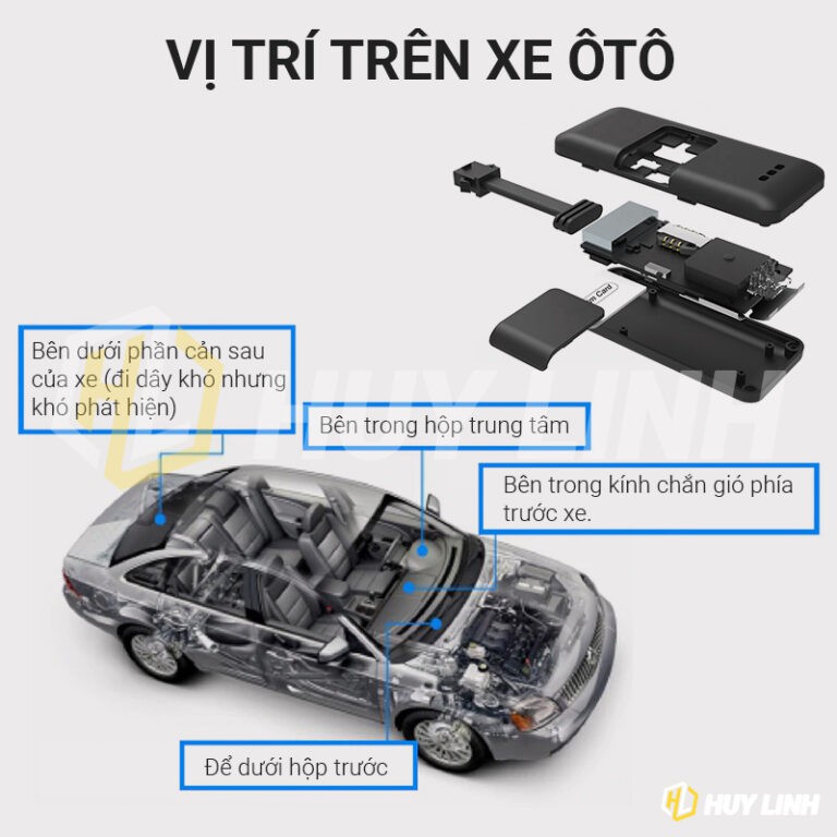 Đinh vị ô tô, xe máy WanWayTrack EV02/4 dây ngắt xăng điện