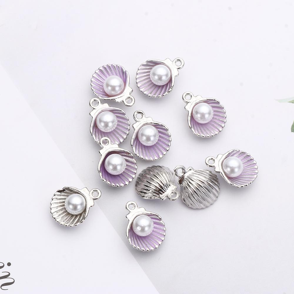 Set 10 Mặt Dây Chuyền Hình Vỏ Sò DIY