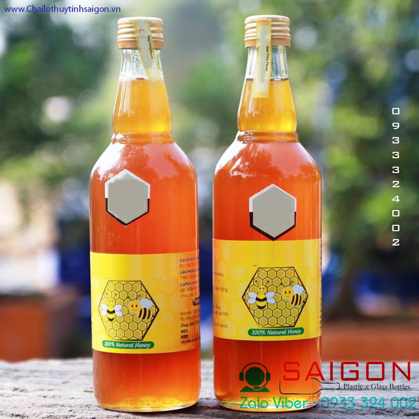 Chai Thủy Tinh Tròn 500ml nắp nhôm | Balan.500