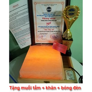 [Chính hảng] Đá muối massage chân mặt thẳng
