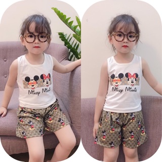 [FREESHIP] Set mickey mouse bé gái (4-21kg)