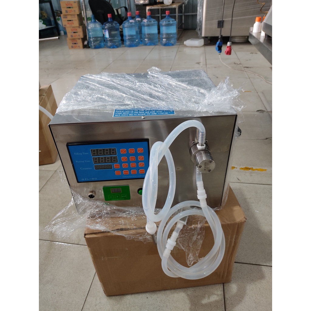 Máy chiết nước cốt dừa, máy chiết mật ong 1 vòi bơm từ tính, máy chiết sệt dùng điện - Propack