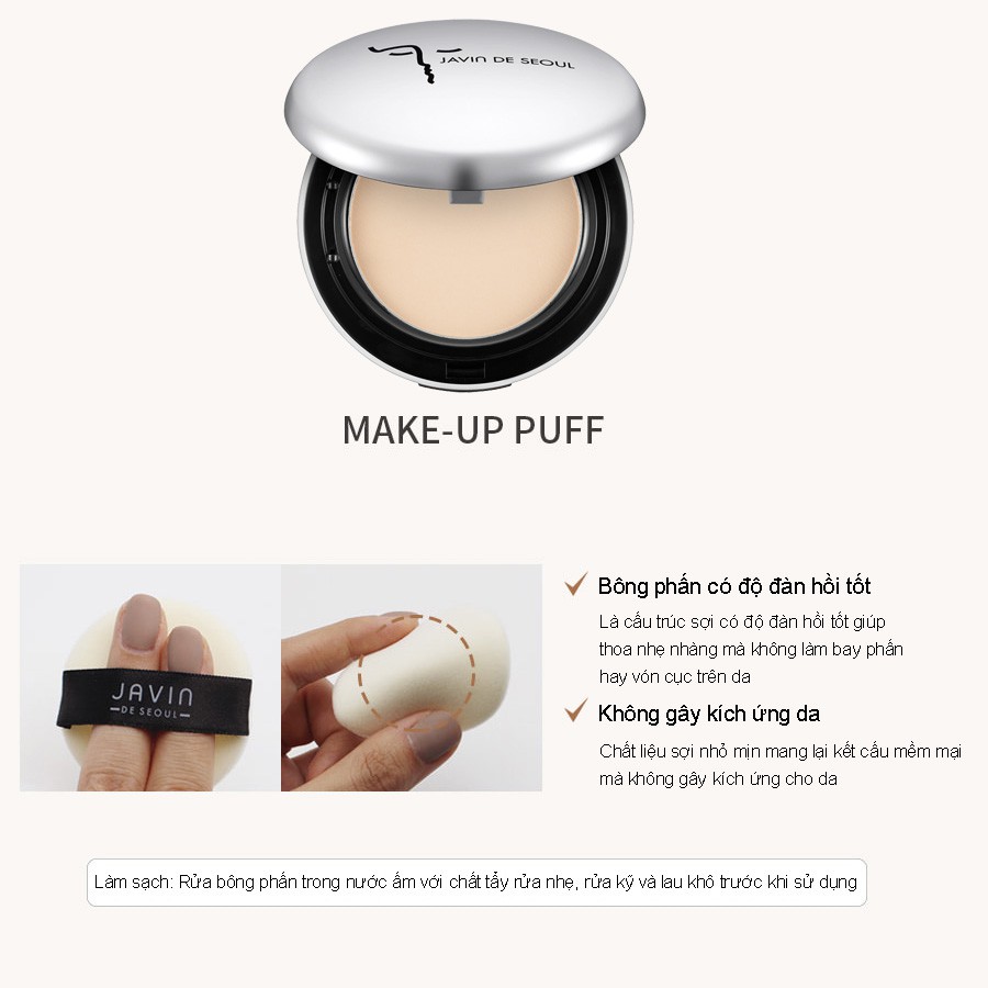 Phấn Nền JAVIN DE SEOUL FLOWERBURST TENSION UP POWDER PACT_Mỹ phẩm Hàn Quốc chính hãng