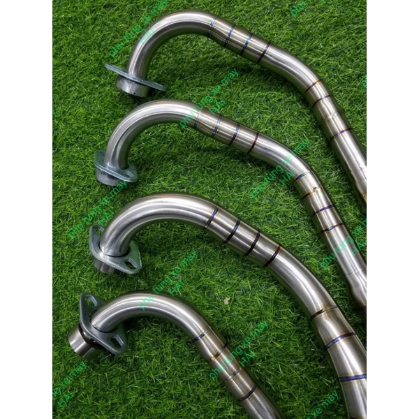 Cổ pô dành cho các dòng xe Winner sonic satria ex 150 ex 135 inox 304 quay titan không phai màu không rỉ sét msp