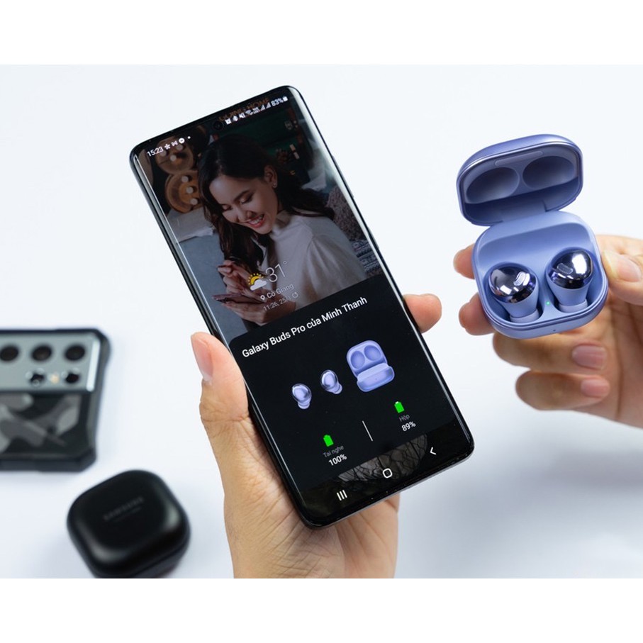 Tai Nghe Bluetooth Samsung Galaxy Buds Pro Phiên Bản 2021 Âm Thanh Đỉnh Cao - Bảo Hành 6 Tháng