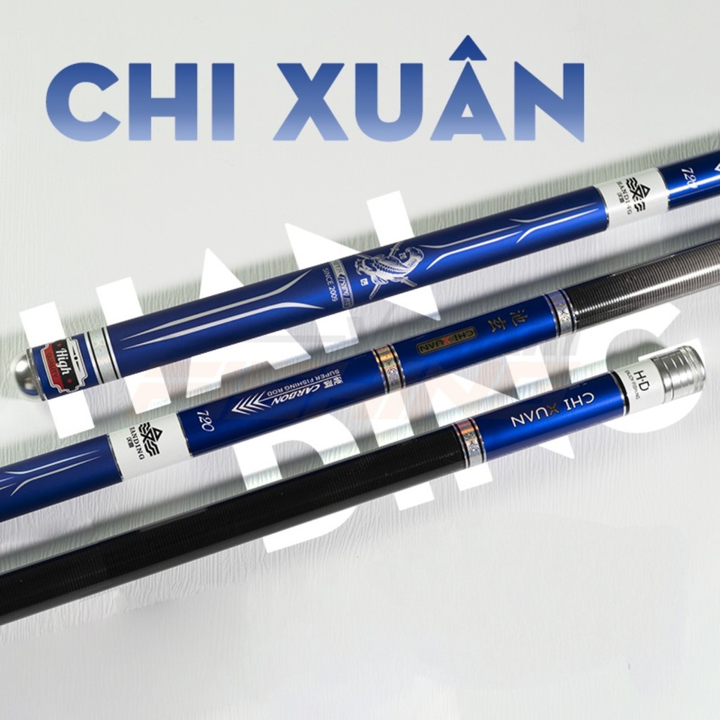 Cần câu tay handing Chixuan - 8h chất liệu cacbon cứng cáp