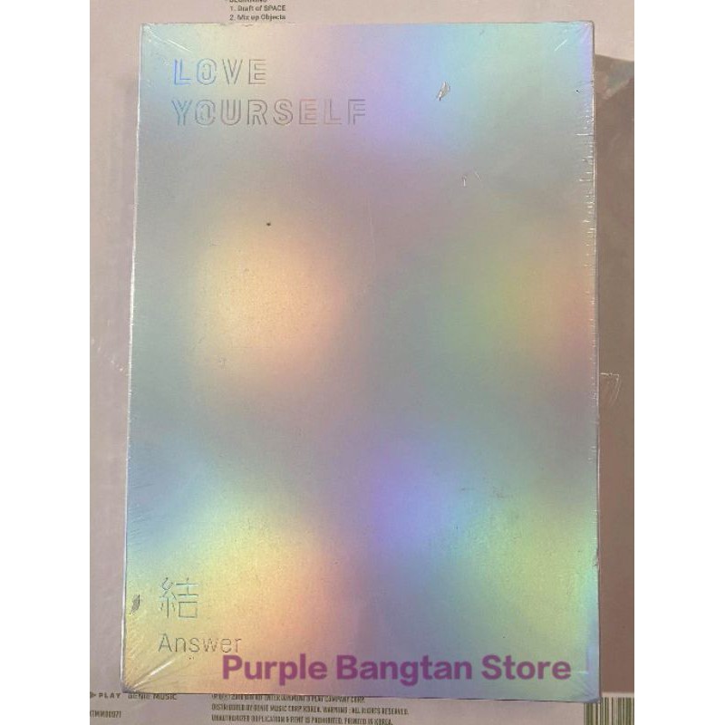 SALE Album Answers BTS Unseal