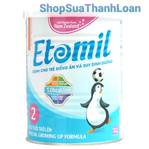 [HSD T11-2022] Sữa Bột Etomil 2 (400gr) [Trên 3 Tuổi]