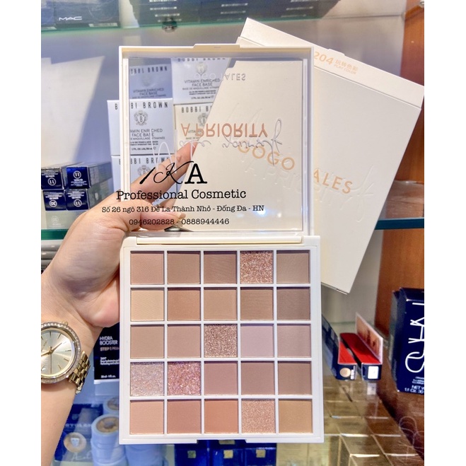 Bảng phấn mắt 25 màu GOGO TALES Crystal Color Charming Eyes