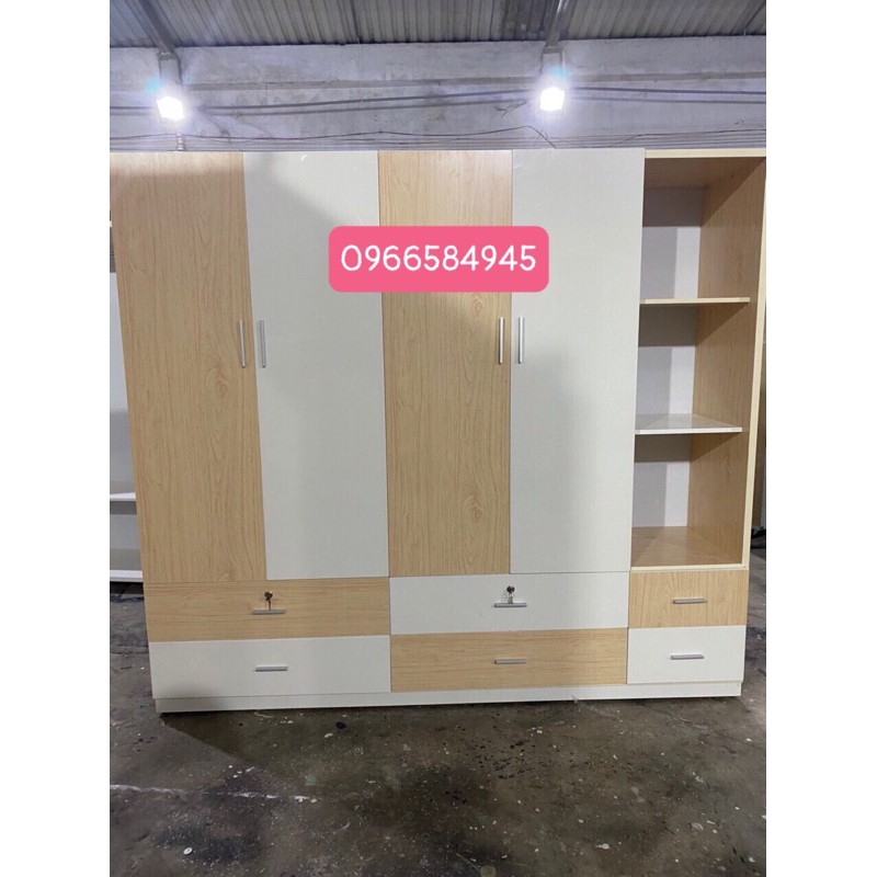 Tủ nhựa đai loan 4 cánh 1 kệ miễn ship hcm 20km | BigBuy360 - bigbuy360.vn