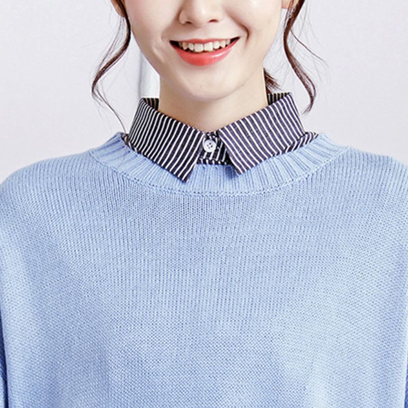 Youyo Vòng Cổ Choker Kẻ Sọc Dọc Có Thể Tháo Rời Phong Cách Vintage Cho Nam Nữ