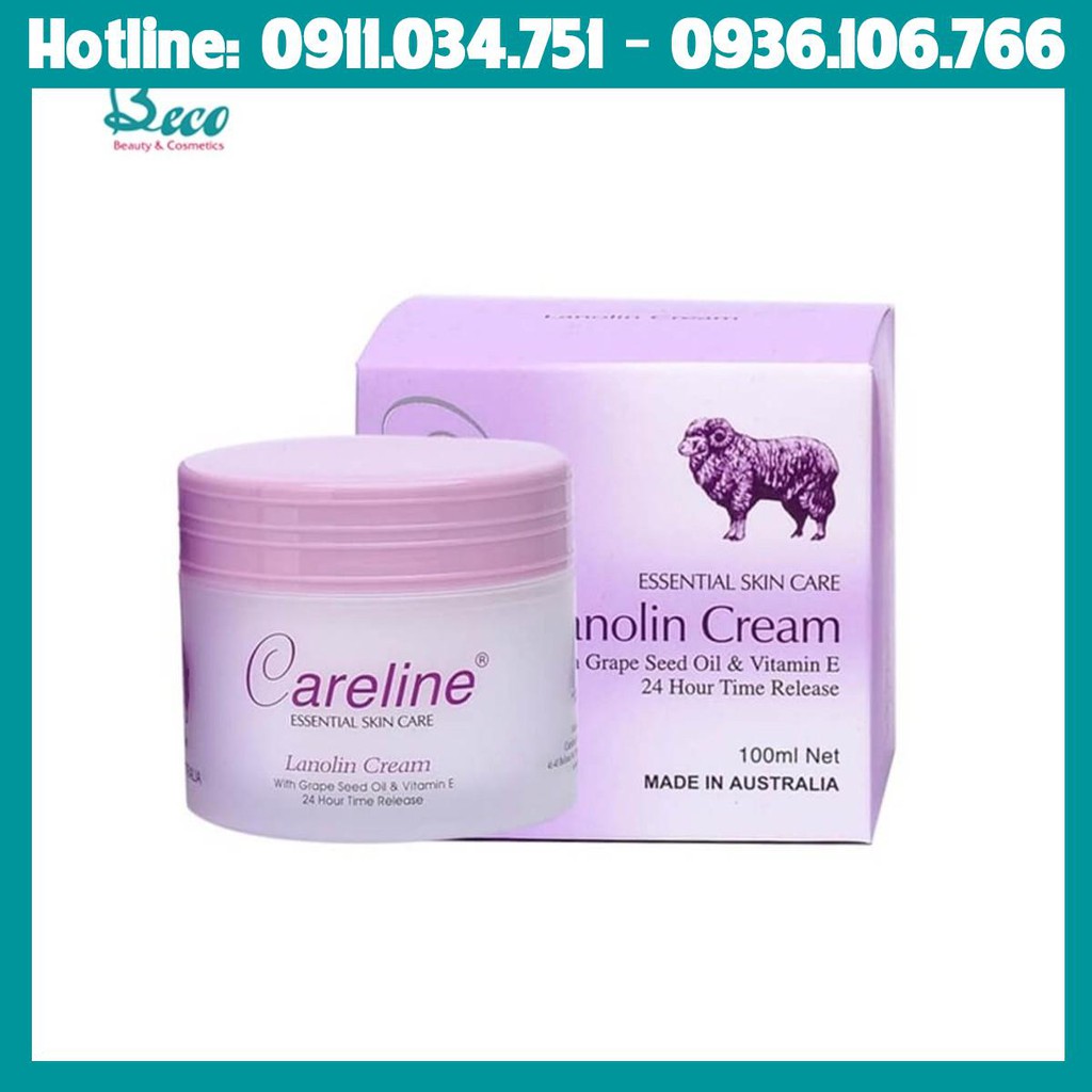 Kem Dưỡng Lanolin Cream Mỡ Cừu Tím Úc - Beco Shop Hồ Chí Minh