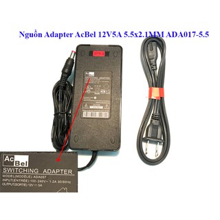 Nguồn 12V5A AcBel chuyên cho đầu ghi hình và camera loại tốt