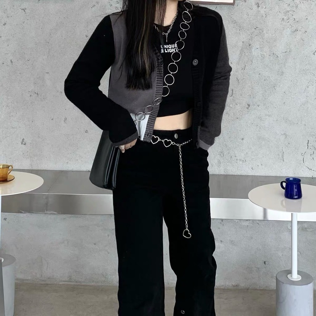 Chain xích Quần trái tim - Dây nịt xích váy X002 - Đai xích phối váy áo quần Siêu Xinh Simvintage