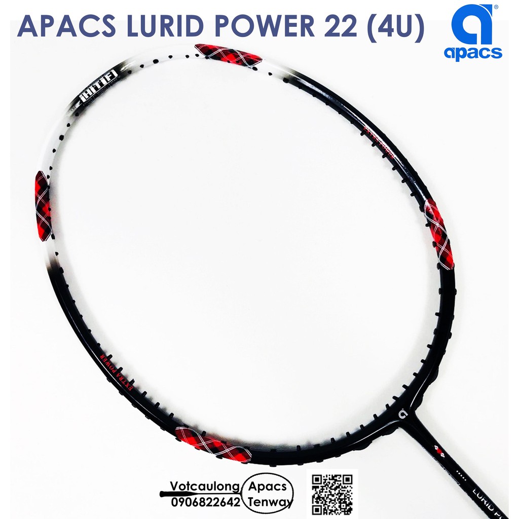 [Vợt cầu lông Apacs Lurid Power 22 - 4U] Nặng đầu chuyên công đập tốt trợ lực