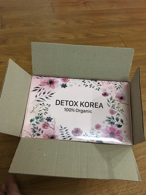 Vỏ hộp giấy đựng Detox