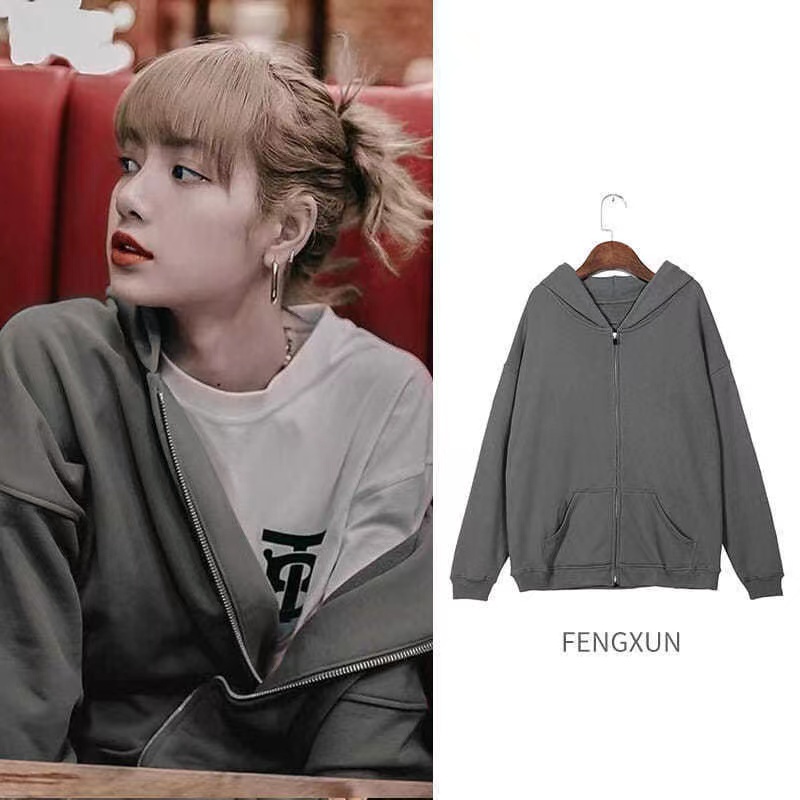 Áo Khoác Hoodie Dáng Rộng Thời Trang Xuân Thu Cho Nữ