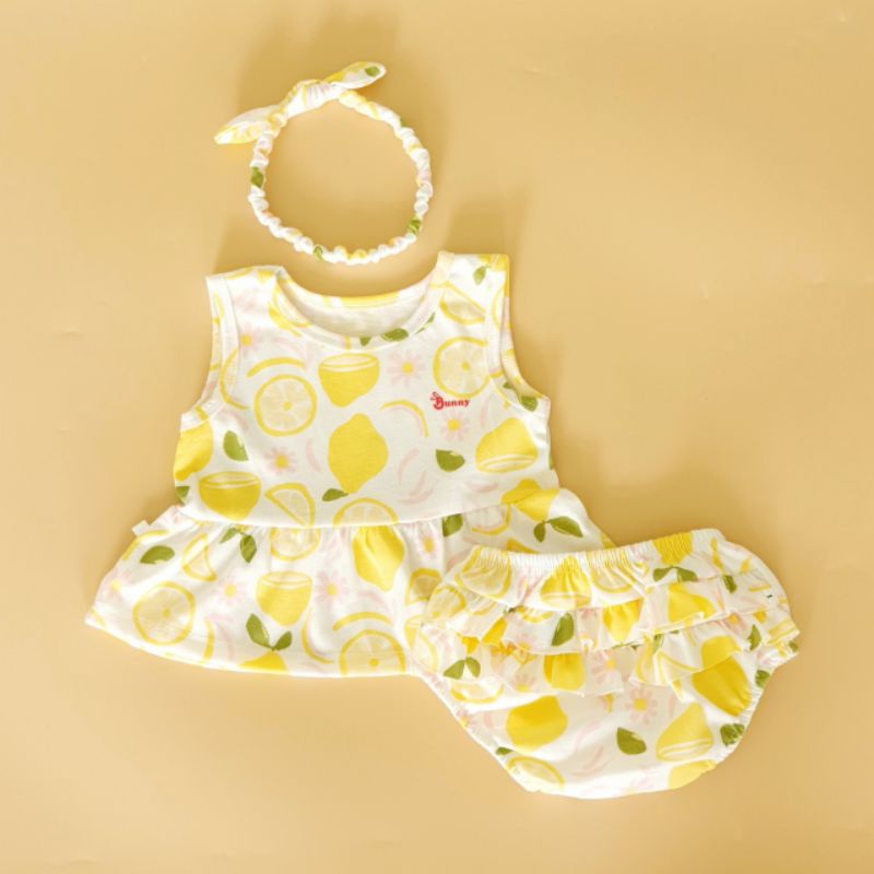 Bộ baby doll hè mát cho bé 3-10kg