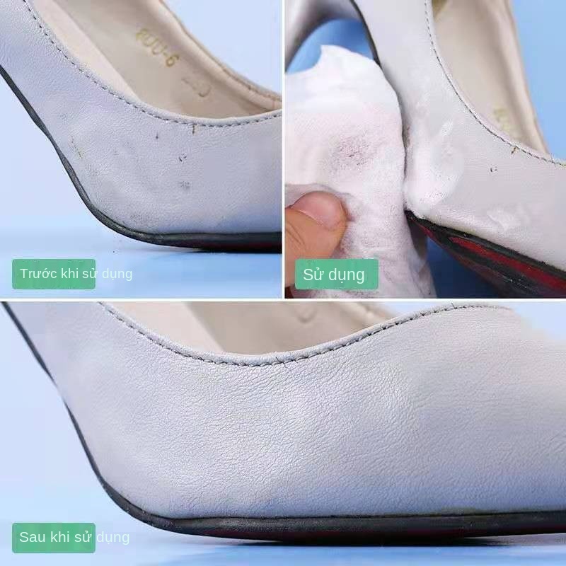 Chiếc giày nhỏ màu trắng này được thiết kế với chất làm sạch, có thể ngăn ngừa sự sinh sôi của bụi và vi khuẩn một cách