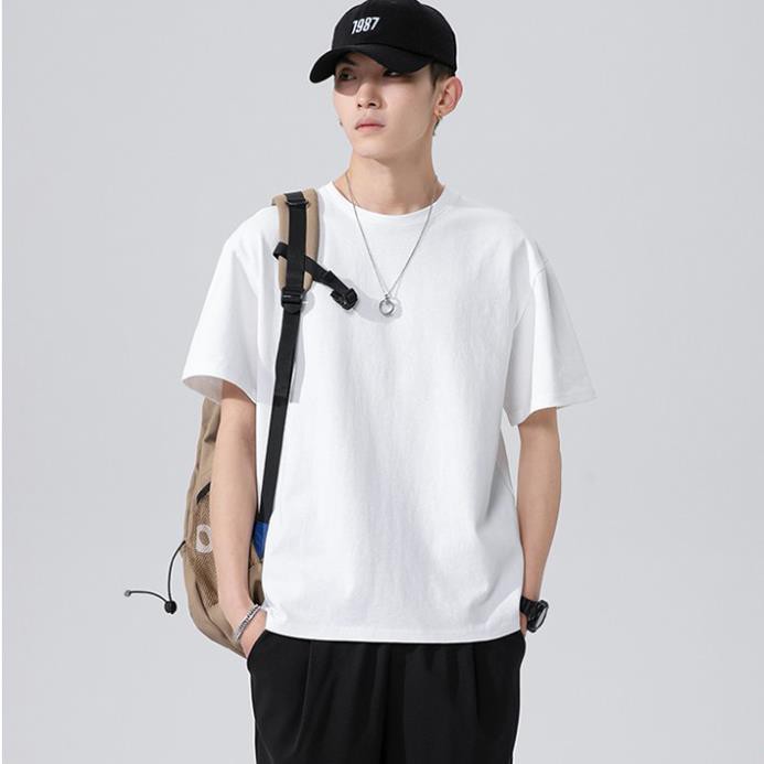 [ TOP BÁN CHẠY ] Áo thun Nam Nữ trơn tay ngắn,cổ tròn dáng unisex tay ngắn Basic Tee 💕