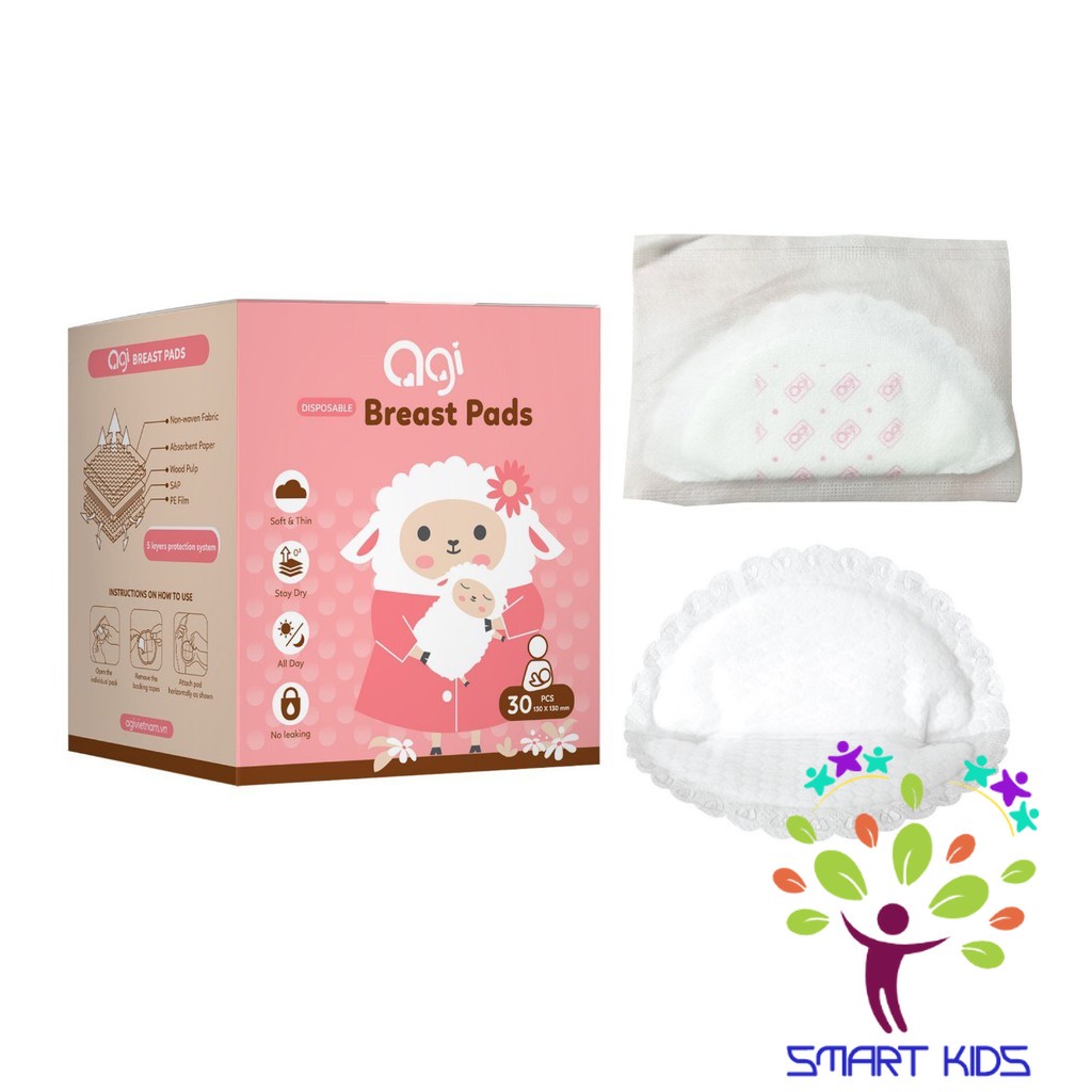 Miếng lót thấm sữa Agi hộp 30 miếng