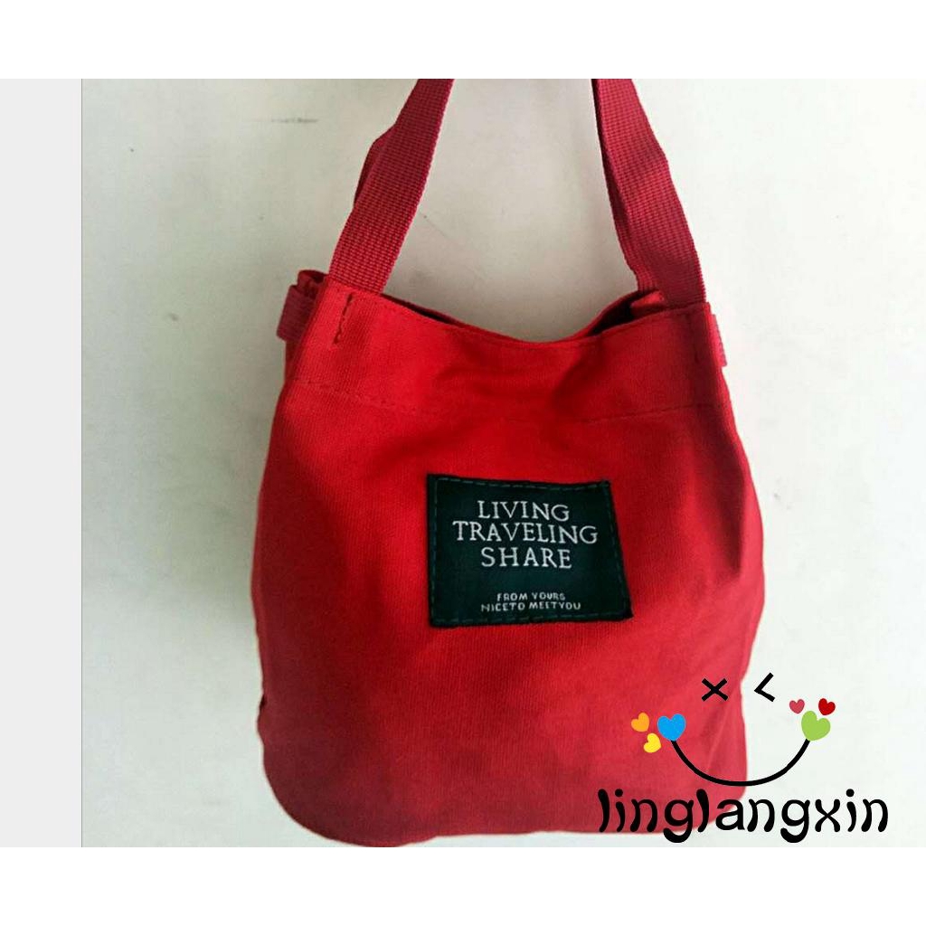 Túi xách nữ vải bạt thời trang Hàn