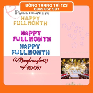 (Tặng Băng keo) BỘ CHỮ HAPPY FULL MONTH