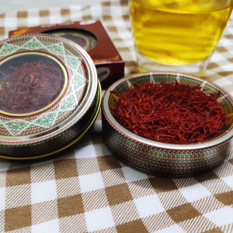 ❤SIÊU SALE❤Hộp 1gr Saffron Nhụy Hoa Nghệ Tây Iran Loại 1 Negin thương hiệu Bahraman hộp thiếc | BigBuy360 - bigbuy360.vn