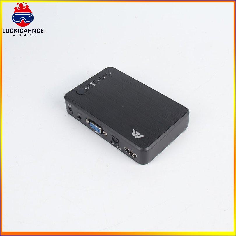 Máy Phát Đa Phương Tiện Full 1080p Hdmi-Compatible Vga Av Usb Mini H7 | BigBuy360 - bigbuy360.vn