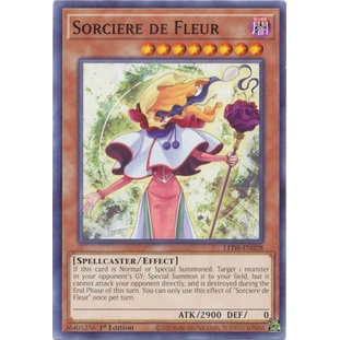 Thẻ bài Yugioh - TCG - Sorciere de Fleur / LED8-EN028'