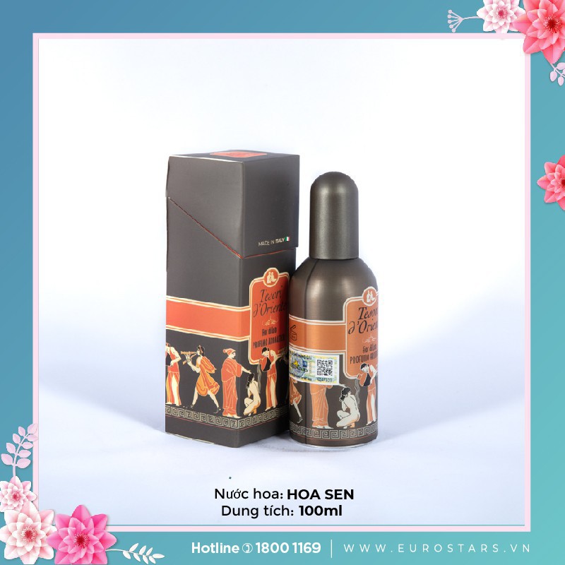 [CHINH HÃNG] Nước Hoa Italia hương Hoa Sen 100ml Tesori D'Oriente -  Hương thơm say đắm đầy cuốn hút | BigBuy360 - bigbuy360.vn