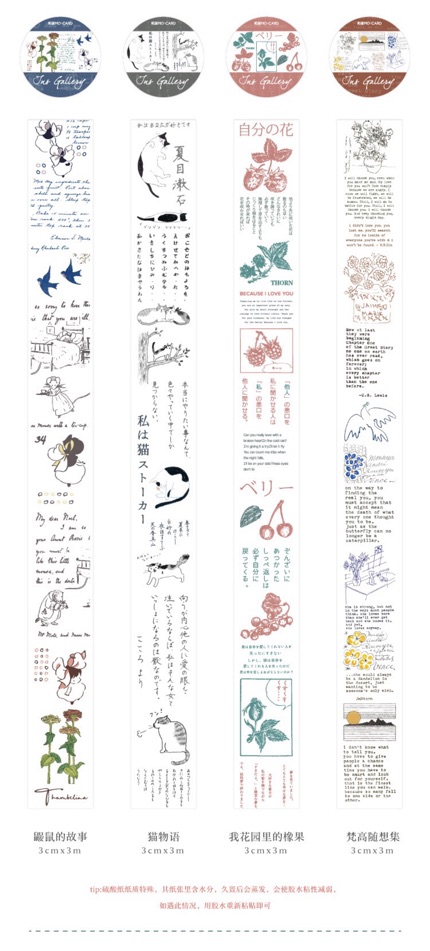 Băng keo dính hoạ tiết Vintage