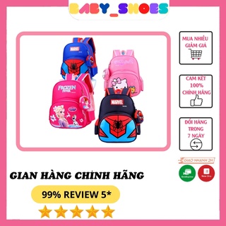 Balo cho bé mầm non hoạt hình dễ thương kèm túi nhỏ bl02