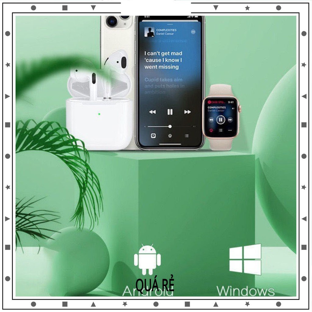 Tai nghe Bluetooth Không Dây Pro 4 Nhét Tai, Đẹp như Airpod Pro WarasaShop