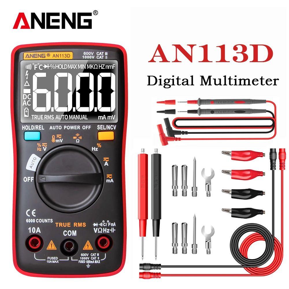 Đồng Hồ Vạn Năng Kỹ Thuật Số ANENG AN113D RMS AC / DC