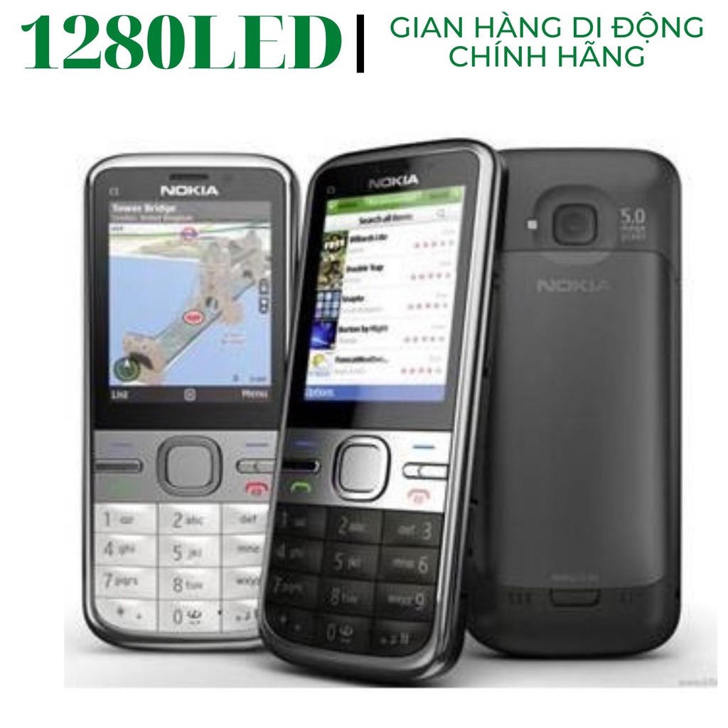 Điện Thoại Nokia C5 Chính Hãng Bảo Hành 12 Tháng Bền Bỉ Loa To Chắc Chắn