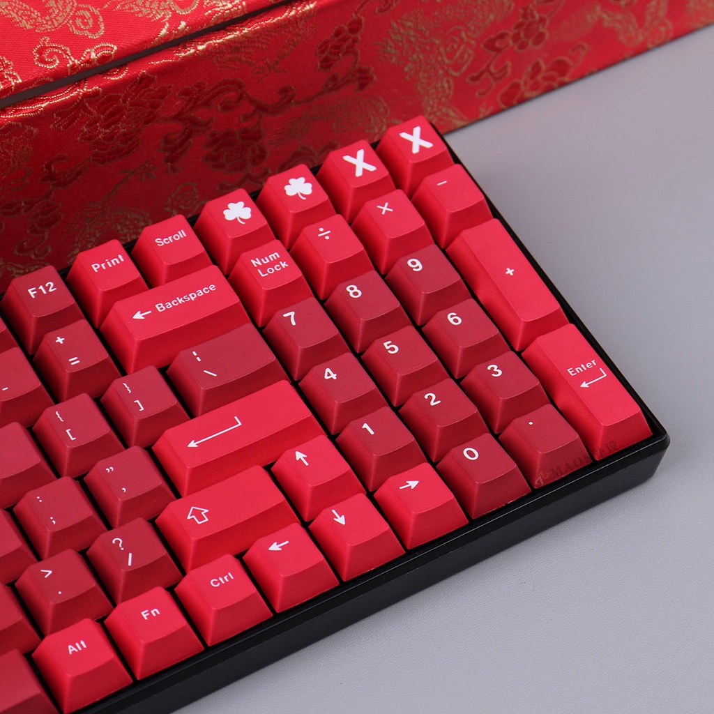 Keycap GMK Jamon 129 nút cấu hình cherry chất liệu PBT in nhiệt dành cho bàn phím cơ