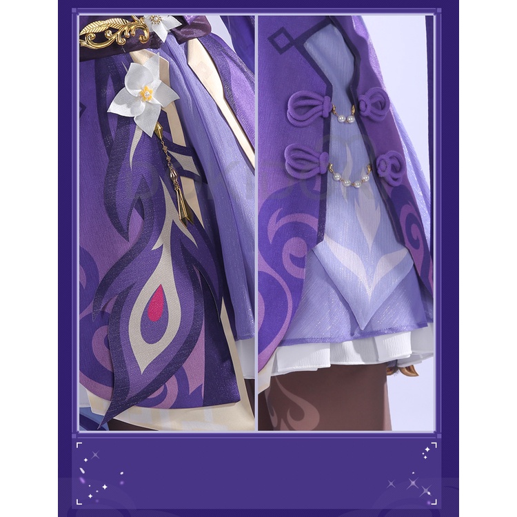 Trang Phục Hóa Trang Halloween Nhân Vật Hoạt Hình Genshin Va Chạm Keqing