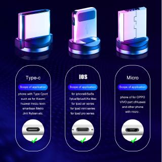 Dây Cáp Sạc Nhanh 90 Độ Đầu Usb Type C Ios Micro Usb Bện Sợi Nylon