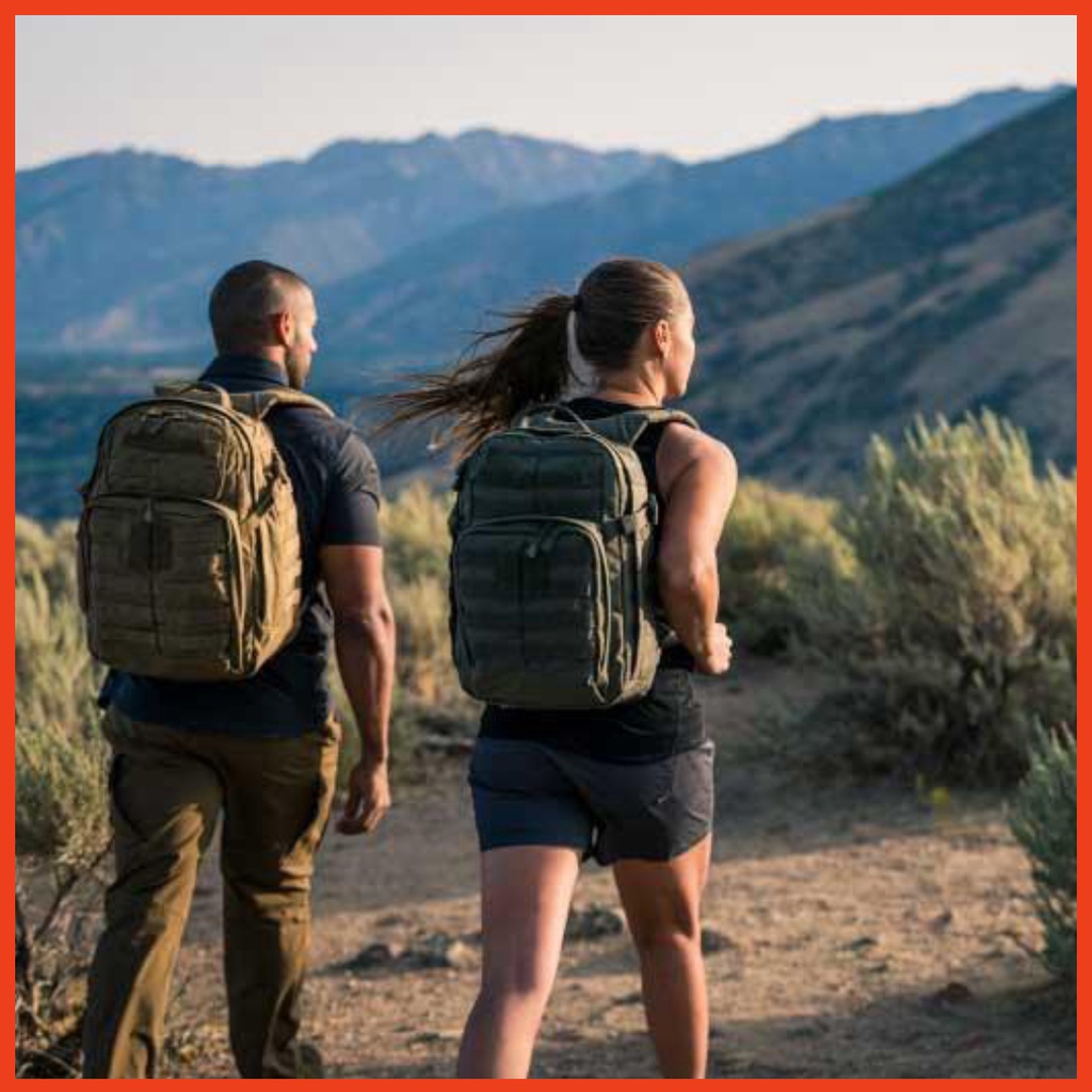 Balo 5.11 TACTICAL RUSH 24 [ dùng như balo du lịch - phượt ] chống thấm nước tuyệt đối