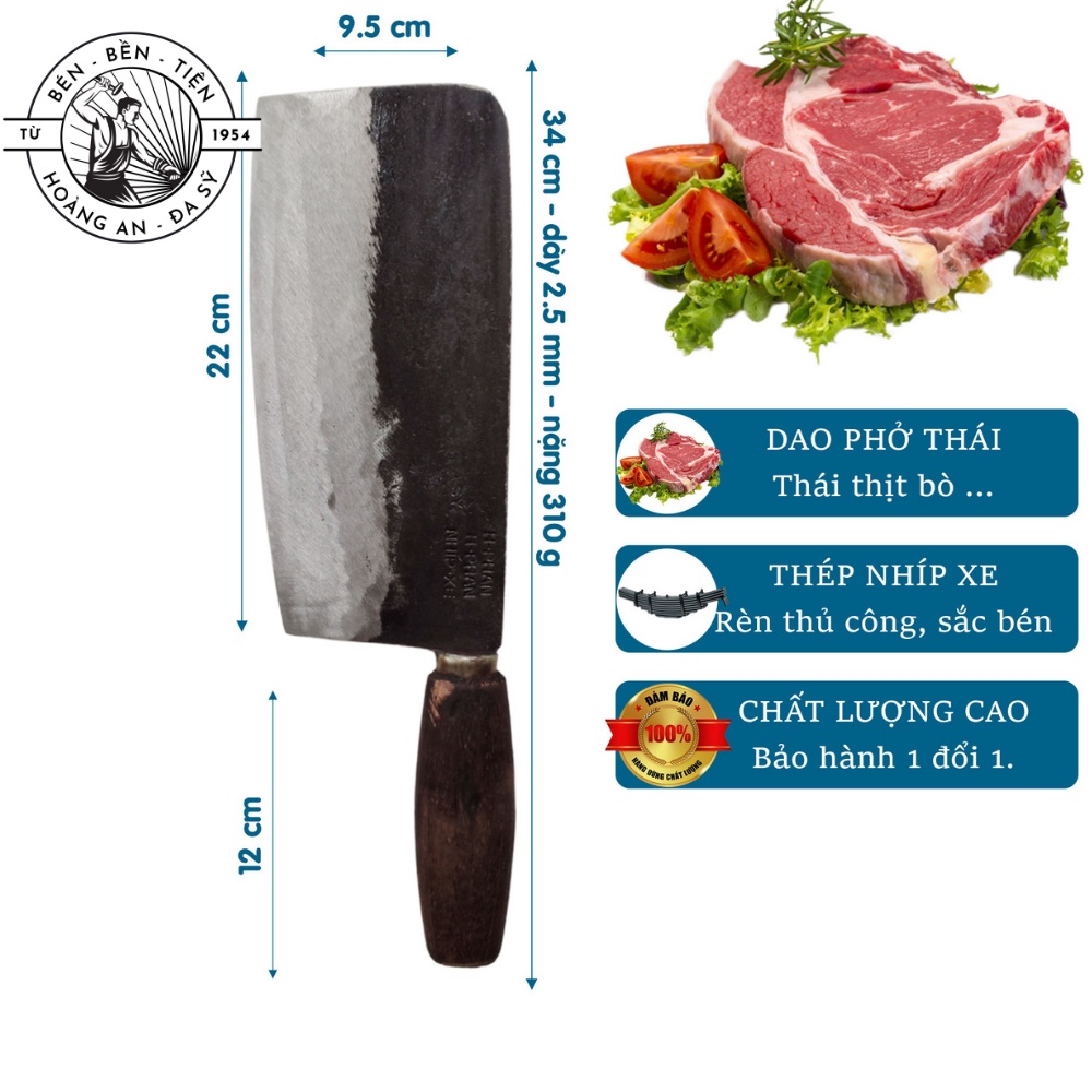 Dao phớ làm cỗ, chặt xương, chặt vịt. Loại cỡ vừa phù hợp với Chị Em làm trong mục đích chế biến bữa ăn gia đình. HL15