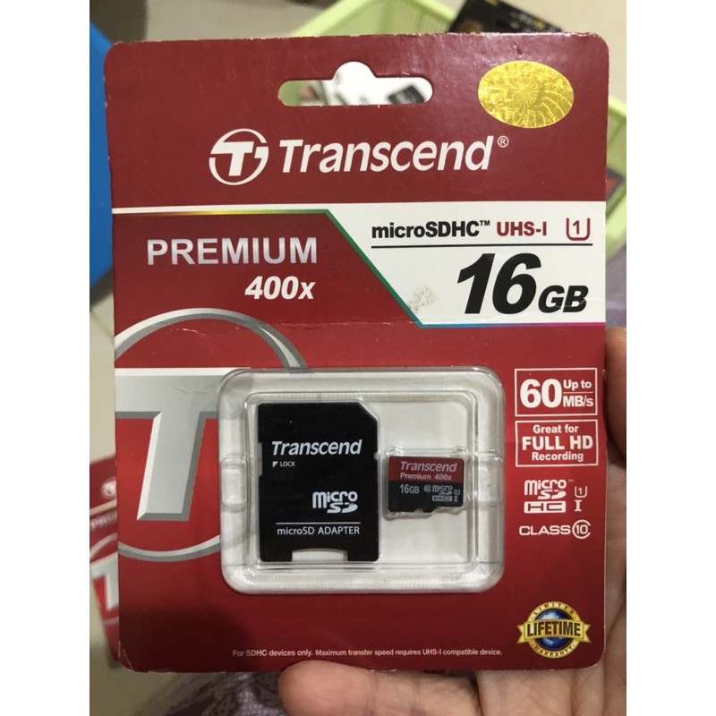 Thẻ nhớ Micro SD + adapter 16GB c10