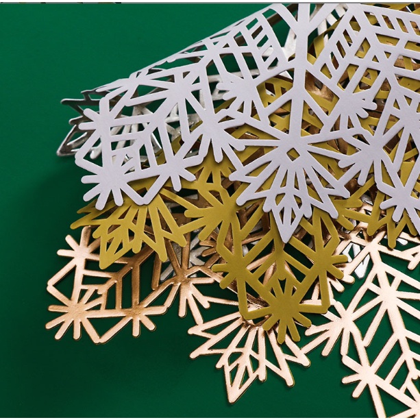 Tấm Lót Bình Hoa Lọ Hoa Bình Trà  Bằng Nhựa Kiểu Dáng Bông Tuyết - Miếng Lót Bình